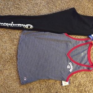 Champion tank & leggings set brand new
